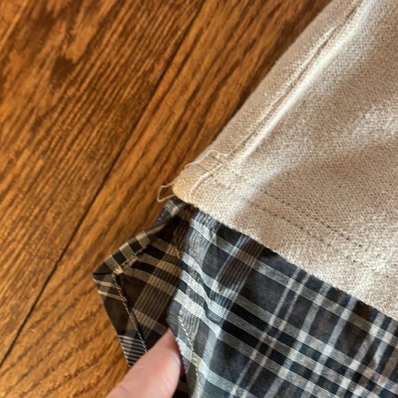 Soft Surroundings Mix media knit sweatshirt top under shirt look L/S size PL - Picture 14 of 16